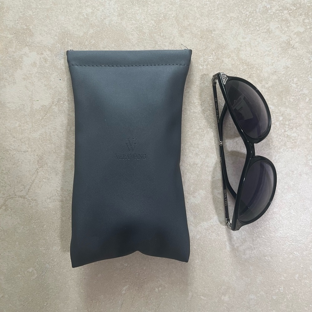 Vera Wang Purple Shaded Sunglasses with Silver Embellishments